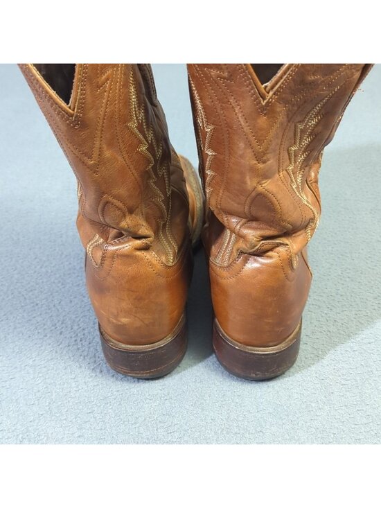 Tecovas Boots Men\'s 9.5 D Brown The Doc Leather Heeled Western Cowboy main image 6